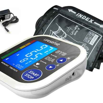 Digital Blood Pressure Monitor with AC Adapter, Cuff