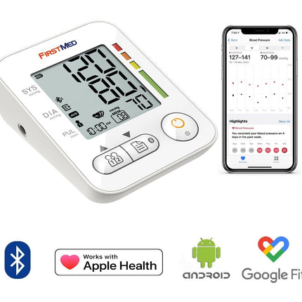 Bluetooth Blood Pressure Monitor, Auto Digital, 22-32cm Cuff