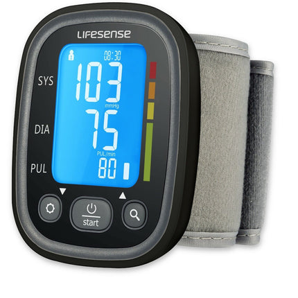 Automatic Digital Wrist Blood Pressure Monitor Black