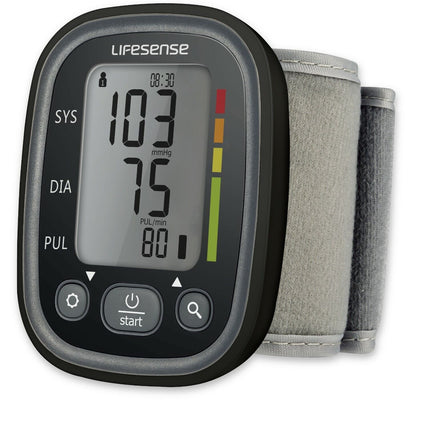 Automatic Digital Wrist Blood Pressure Monitor Black