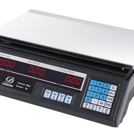 40KG Digital Kitchen Scale Metal Electronic Postal Platform