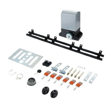 Electric Sliding Gate Opener 550W 0.74HP for 2m Gates w/ 6 Remotes & APP