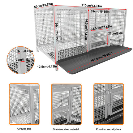 Stainless Steel Chicken Coop XL House/Coop