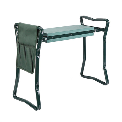 XXL Garden Kneeler Seat Stool with Pocket, 150kg Load