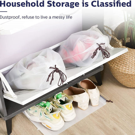 10PCS Travel Shoe Bags Portable Storage Pouch Drawstring Dust Organizer