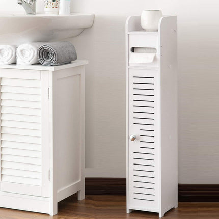 Toilet Paper Roll Holder for Bathroom (White, 80 cm)