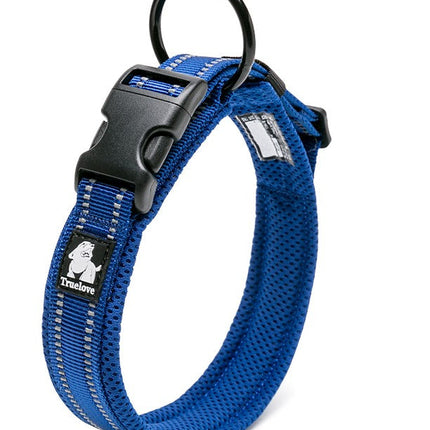 Heavy Duty Reflective Collar Blue 2XS