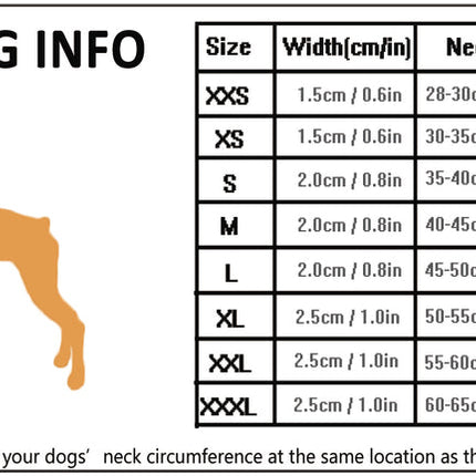 Heavy Duty Reflective Collar Brown S