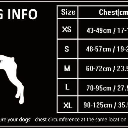 Reflective Heavy Duty Harness Black S