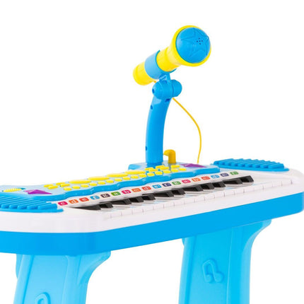Children's Electronic Keyboard with Stand (Blue) Musical Instrument Toy