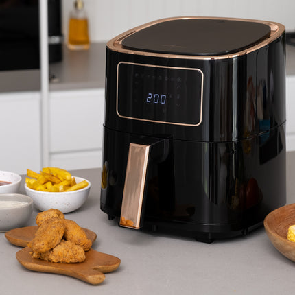7L Digital Air Fryer (Black) 1700W, 200C, 8 Cooking Settings
