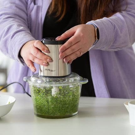 Large Powerful Food Chopper/ Stainless Steel/ 2kg Capacity/ 300W