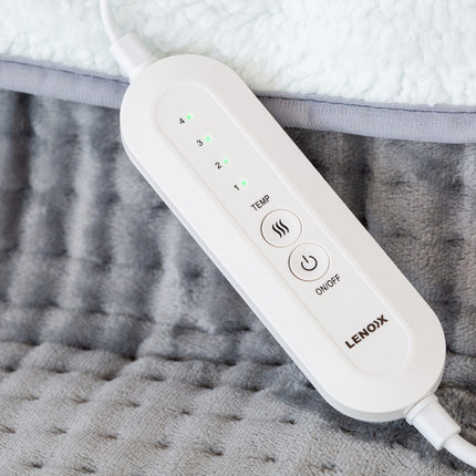 Plush flannel fleece Foot Warmer with 4 Temperature Settings
