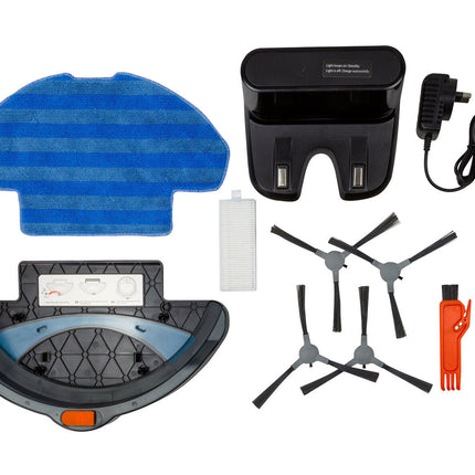 Smart Robot Vacuum Cleaner w/ 3-in-1 HEPA & Mopping Pad (Black)