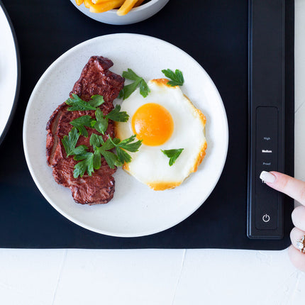 Electric Warming Mat Adjustable 3-Level Heat, Rollable & Portable Hot Plates Heat Pad