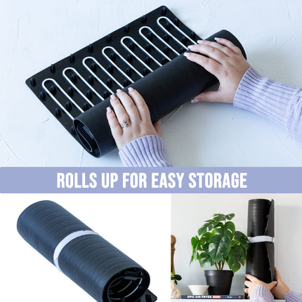 Electric Warming Mat Adjustable 3-Level Heat, Rollable & Portable Hot Plates Heat Pad