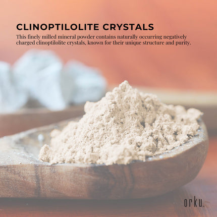 50g Pure Micronised Zeolite Powder Mineral - Micronized Volcamin Clinoptilolite
