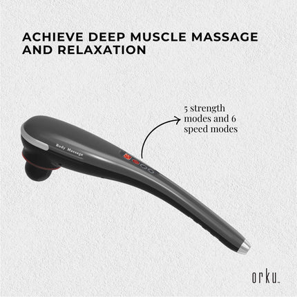 Rechargeable Body Hammer Massager - Handheld Portable Cordless Electric Massage