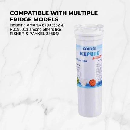 5 FRIDGE WATER FILTER PREMIUM QUALITY For FISHER & PAYKEL 836848 836860 & AMANA