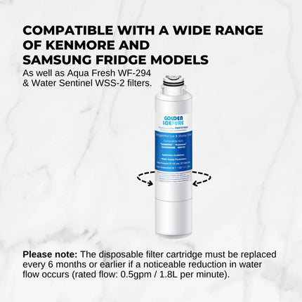 5 FRIDGE WATER FILTER For SAMSUNG DA29-00020 DA97-08006 KENMORE 46 9101