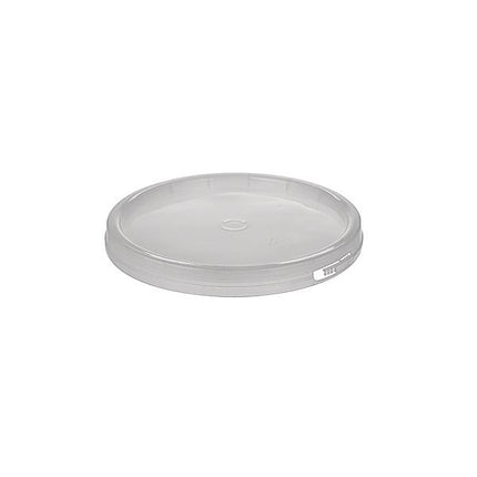 Bulk 10x 2L Plastic Buckets + Lids - Empty White With Handle - Small Food Pail