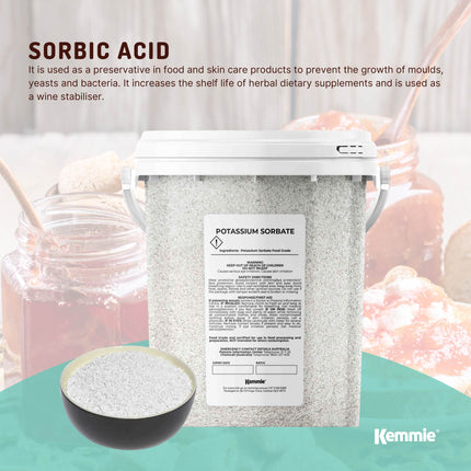 500g Potassium Sorbate Granules Food Grade Preservative Cosmetics Brew Skin E202