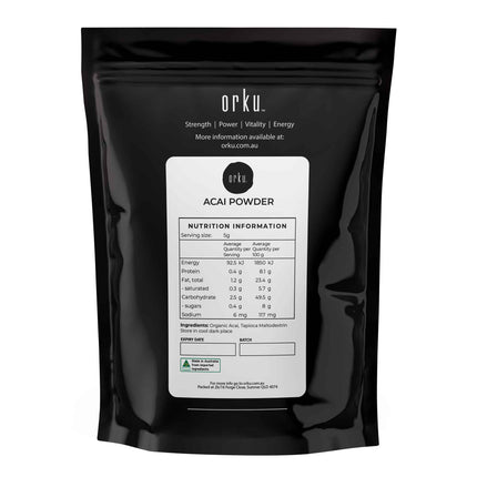 100g Acai Powder 100% Organic - Superfood Amazon Berries