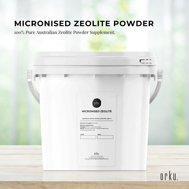 1.3kg Pure Micronised Zeolite Powder Tub Mineral - Micronized Volcamin