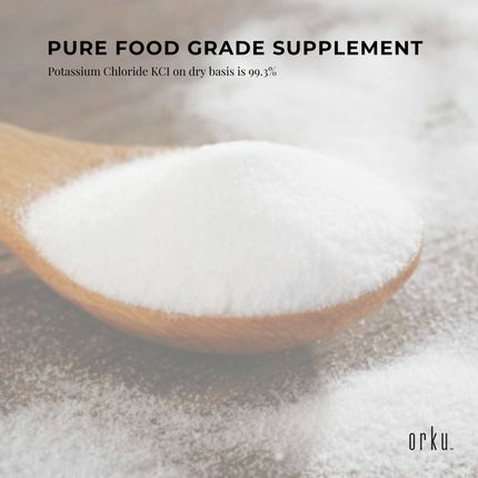 100g Potassium Chloride Powder - Pure E508 Food Grade Salt Substitute Replacer
