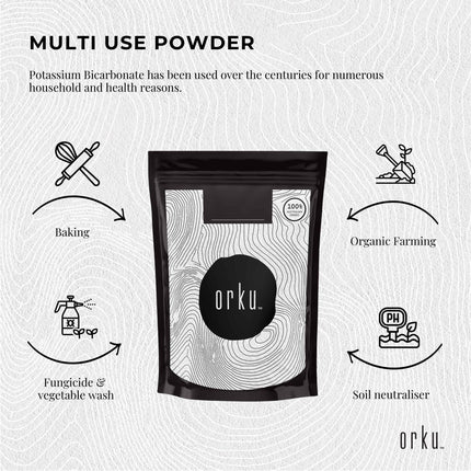 400g Organic Potassium Bicarbonate Powder - Food Grade Pure FCC Brewing Baking