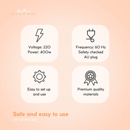 2 In 1 Facial and Hair Steamer Face Skin Portable Table Top Steam Ozone Machine