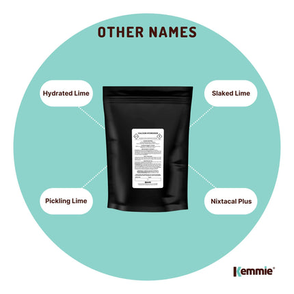 100g Food Grade Calcium Hydroxide Powder - FCC Hydrated Slaked Pickling Lime