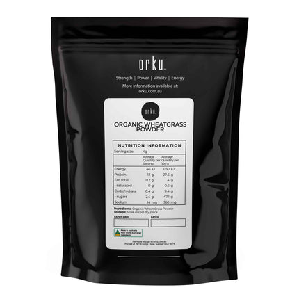 100g Organic Wheatgrass Powder - 100% Pure Wheat Grass Leaf Superfood