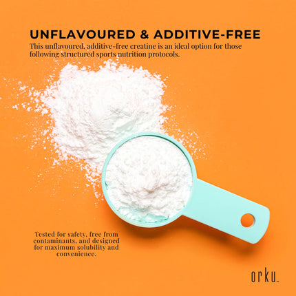 Orku 100g Creatine Monohydrate Powder – 200 Mesh Micronised | 99.9% Purity