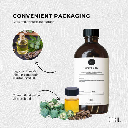 5L Castor Oil - Hexane Free Cold Pressed