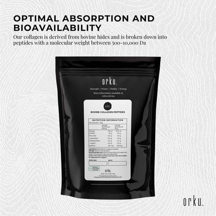 100g Collagen Powder - Bovine Hydrolysate Protein Peptide Supplement Unflavoured