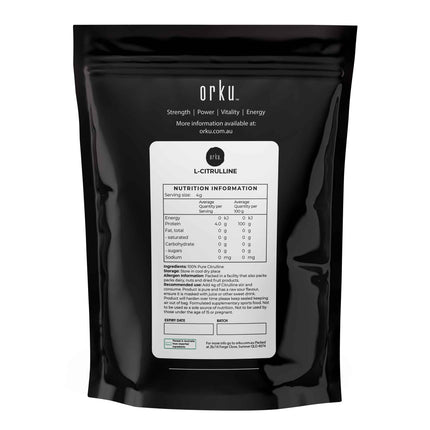 Orku 1Kg L-Citrulline Powder Buckets - 100 % Pure Food Grade Amino Acid