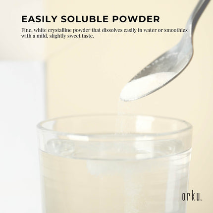 Orku 400g Myo Inositol Powder - USP Grade High Purity Unflavoured