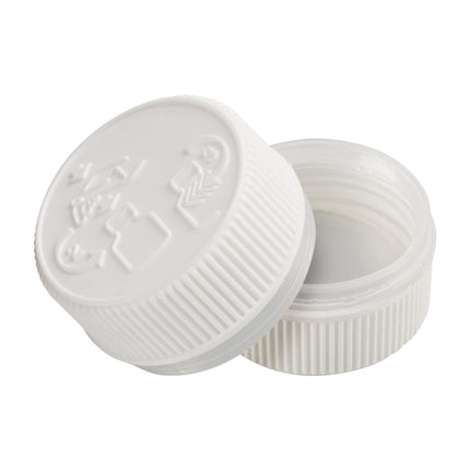 Kitchee 10x Tablet Bottles 90ml + 38mm TamperTel Child Resistant Cap - Round