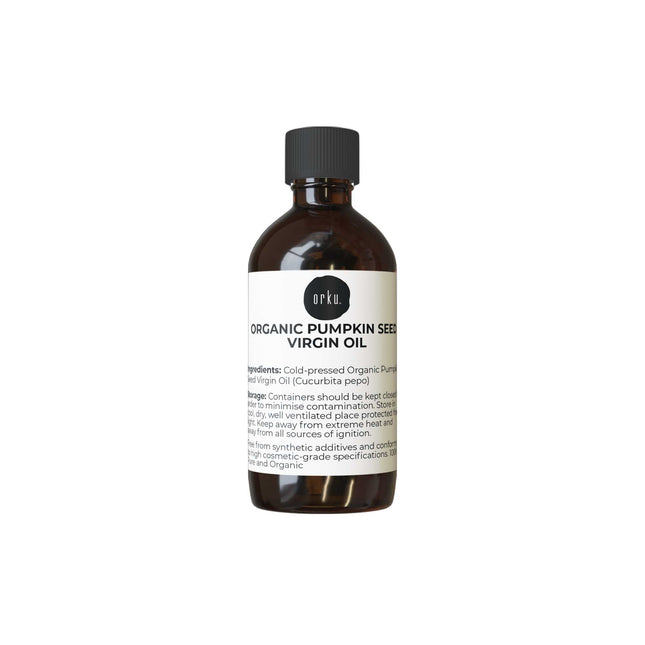 Orku 100ml Organic Pumpkin Seed Oil – Virgin Cold Pressed Unrefined Cosmetic Gr.