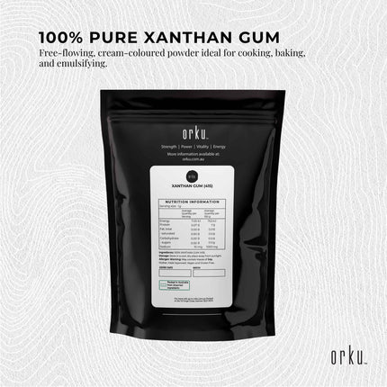 Orku 100g Xanthan Gum Thickener Pure Fine Powder 200 Mesh FCC E415 Food Additive