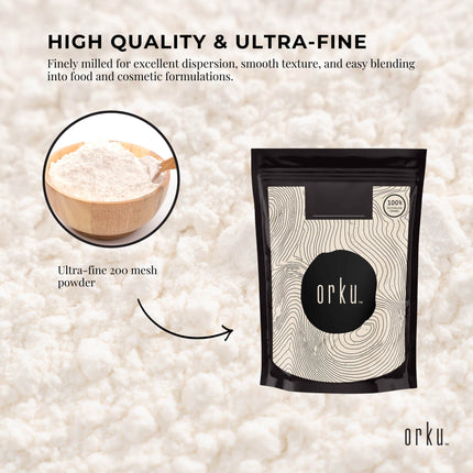 Orku 100g Xanthan Gum Thickener Pure Fine Powder 200 Mesh FCC E415 Food Additive