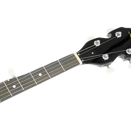 Karrera 5 String Resonator Banjo - Black