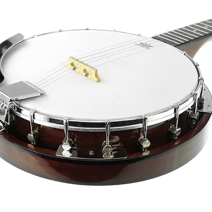 Karrera 5 String Resonator Banjo - Brown