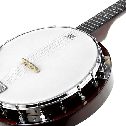Karrera 5 String Resonator Banjo - Brown