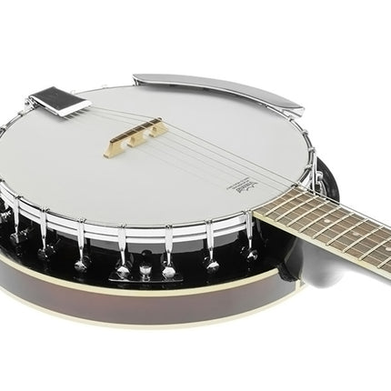 Karrera 6 String Resonator Banjo -  Brown