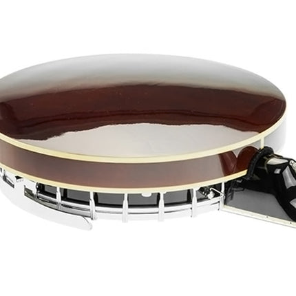Karrera 6 String Resonator Banjo -  Brown