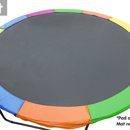 Kahuna 10ft Trampoline Replacement Pad Round - Rainbow