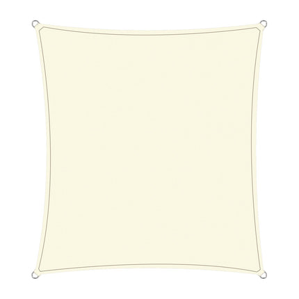 Wallaroo Waterproof Outdoor Shade Sail Canopy Sun Cloth  Square 4x4M