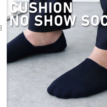 3X Rexy Cushion No Show Ankle Socks Large Non-Slip Breathable BLACK